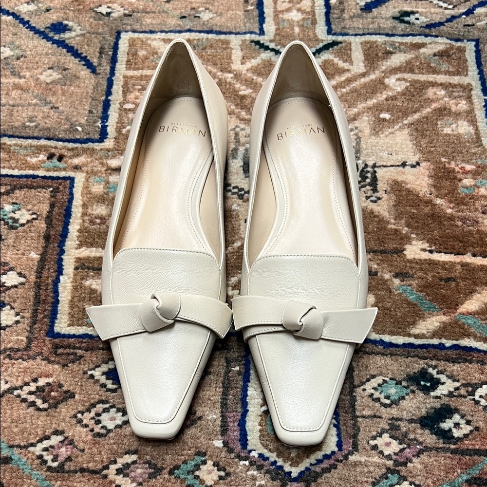 Alexandre Birman Clarita Square Leather Loafer